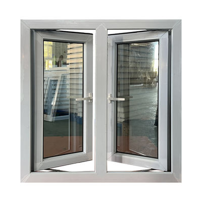 Pvc / Upvc 双窓ガラス窓 フライスクリーン
