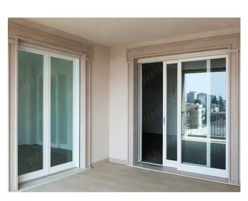 PVC / UPVC テンプレートガラス スライディングドア 標準 白ガラス 室内 スライディングドア