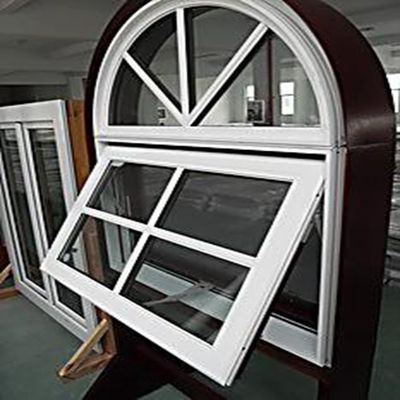 900×900mm 単窓ガラス上部吊り窓 UPVCプロファイル PVCガラス窓