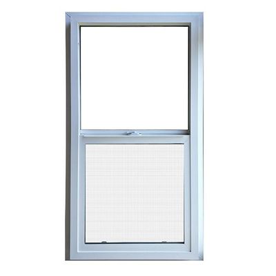 OEM UPVC シングルハンガング ウィンドウ 帯 置き換え 住宅用 双窓