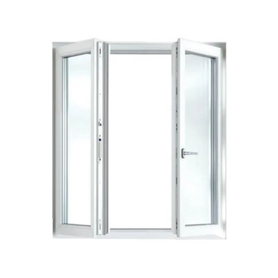 Durable Apartment Glass Casement Window UPVC Inward Opening Casement Window