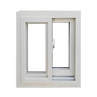 ヨーロッパ様式 PVC プラスチック UPVC スライディング ダブル窓 防音 ハリケーン窓