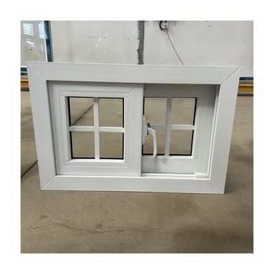 強化鋼 PVC ダブルグラス UPVC スライディング ウィンドウ CE
