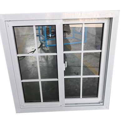 北米 最新デザイン グリル PVC UPVC スライドガラス 窓