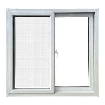 シングルUPVC スライディングウィンドウとドア プラスチックグリルの空気循環