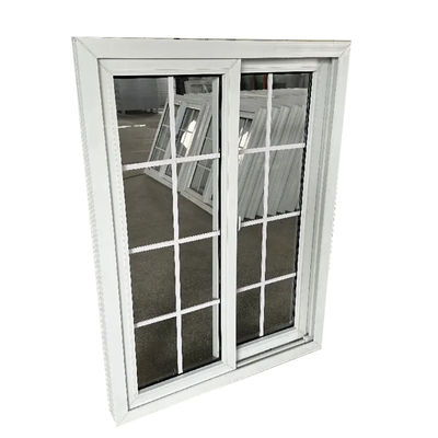 パーソナライズド スライディング ウィンドウ UPVC ダブル ガラス PVC スライディング ガラス ウィンドウ