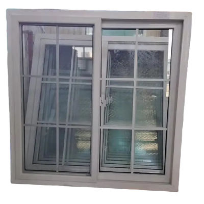Cửa sổ trượt hiện đại bằng kính cường lực với khung PVC và chống tia UV