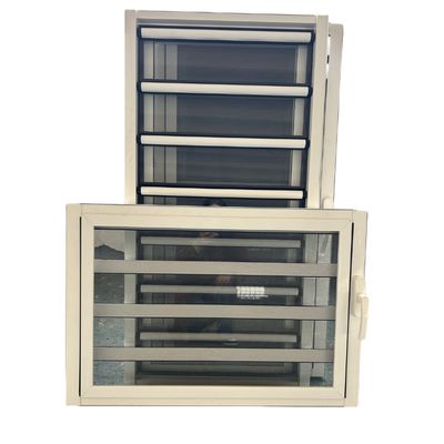 Caribbean Aluminium Glass Hurricane Impact Louver Windows Jalousie Louver Glass Window Operable Ventilation Flyscreen