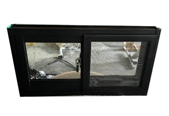 Modern Apartment Aluminium Glass Sliding Doors And Windows With Mesh