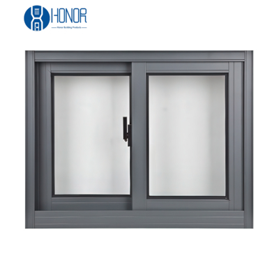 Commercial Grade Thermal Break Aluminum Sliding Window for Restaurant Kitchen with Double Glazed Laminated Glass