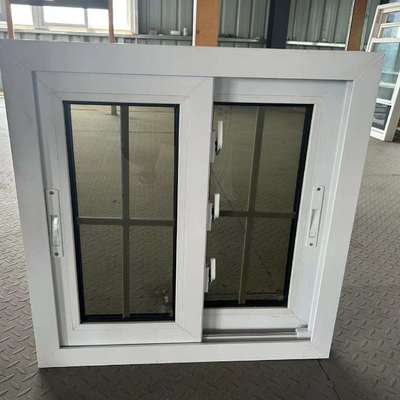 Factory Price High Security Plastic Sliding Windows Horizontal Pvc Sliding Glass Window For Home