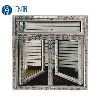 Factory Customization Standard Design PVC UPVC Casement Windows Single Double Swing PVC Casement Window